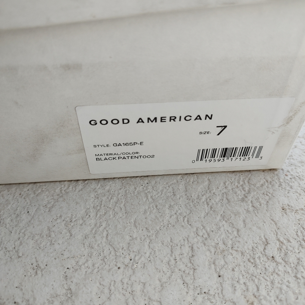 Good American square toe heeled ankle booties - Picture 5 of 8